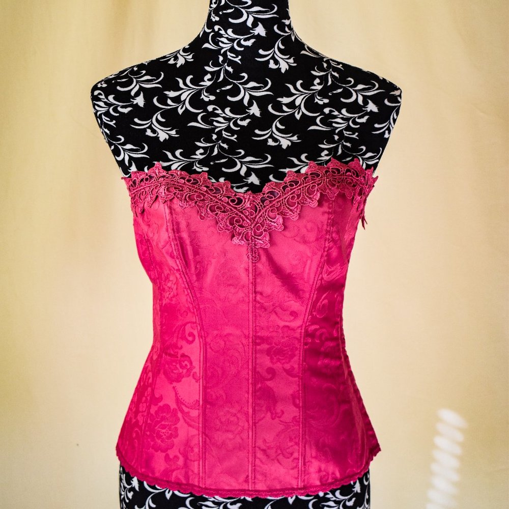 S/M size 34 1990's Y2K Frederick's of Hollywood Bustier Adjustable